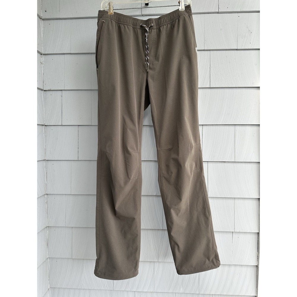 LL Bean Multisport Pants Mens Medium 32 Brown Stretch Hiking Travel